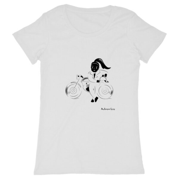 T-shirt Adren Liz Classical Bio Biker Girl