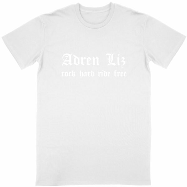 T-shirt Adren Liz Rock Hard Ride Free Bio