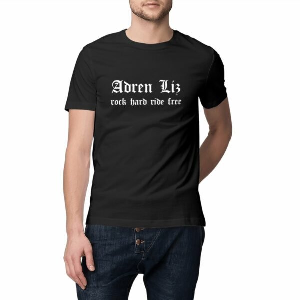 T-shirt Adren Liz Rock Hard Ride Free Bio